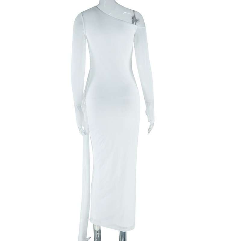 Off shoulder Mesh Dress image 3