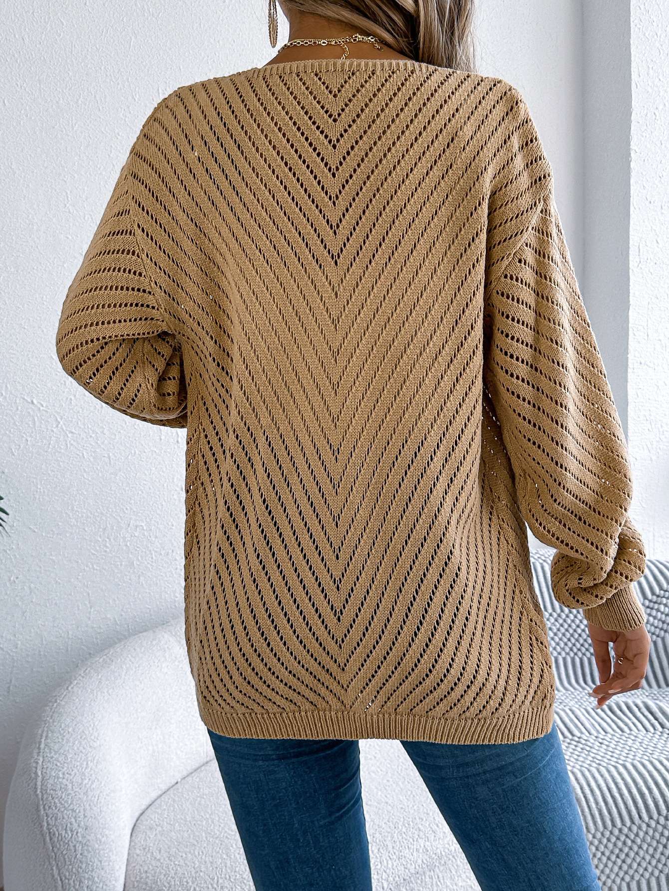 Long Sleeve Knit Cardigan image 6