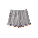 Mens Swim Shorts with Rainbow Trim image 4