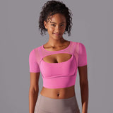 Stylish Cut-Out Sports Top image 7