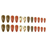 Nail Art Set with Leaf and Textured Designs image 2