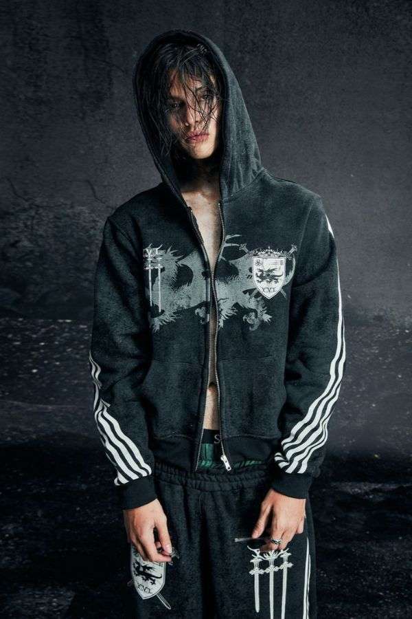 Knight Club Waxed Tracksuit - L, Black image