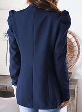 Elegant Blazer Jacket with Puff Shoulder image 3