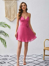 Spaghetti Strap Dress with Ruffle Hem image 2