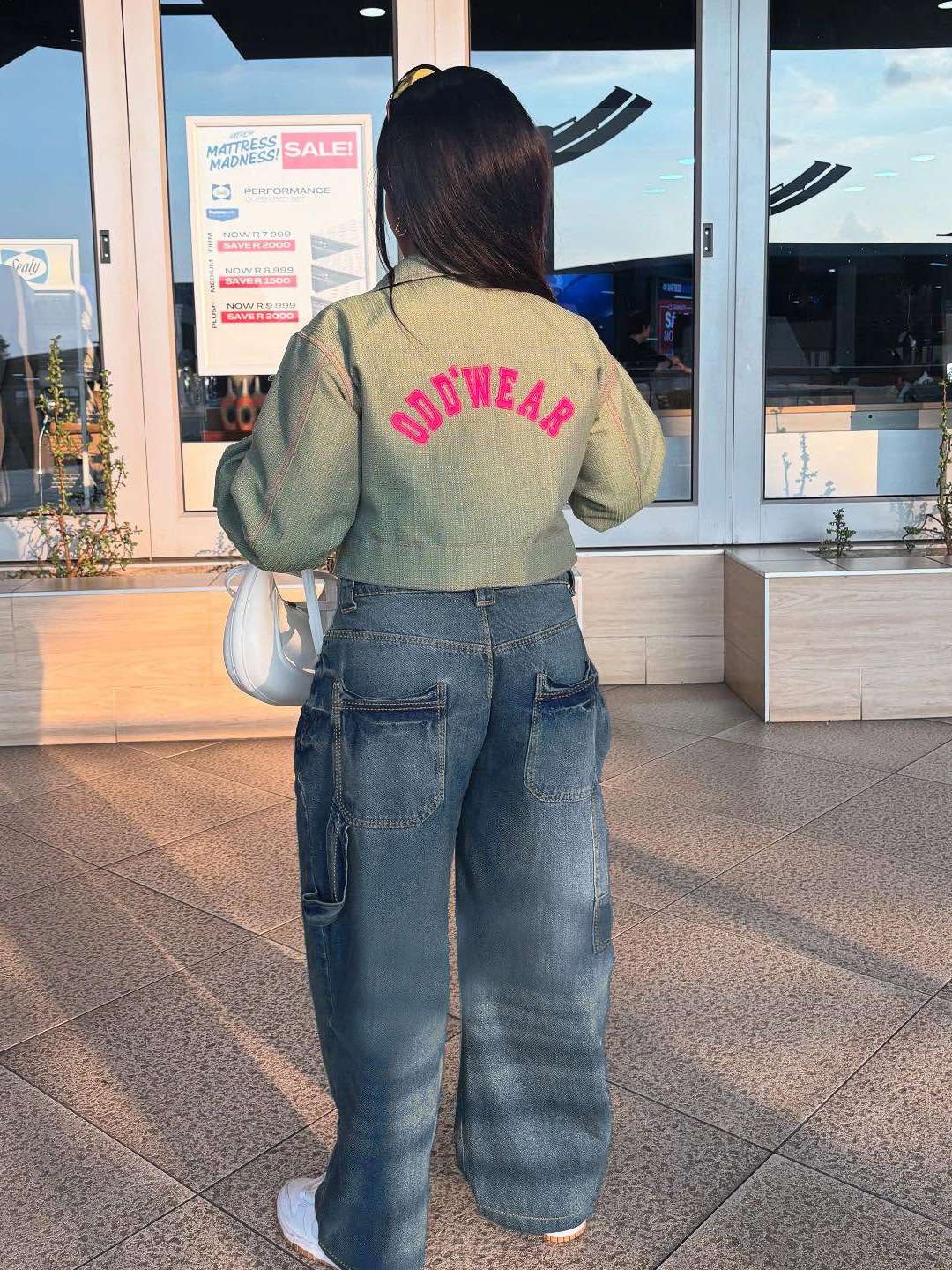 High-Waisted Wide-Leg Distressed Jeans image 2