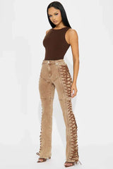 After Hours Lace Up Flare Pant image 2