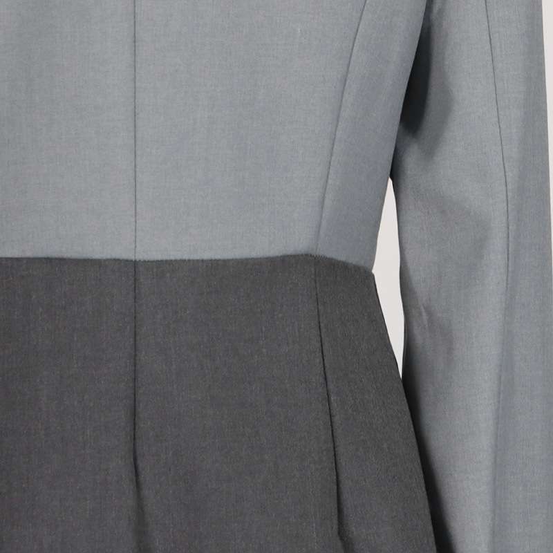 Colorblock Buckle Long Sleeve Blazers image 10