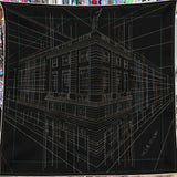 Stripes Print Square Shawl Scarves image 3