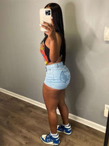 Retro Comic Graphic Sleeveless Crop Top image 2