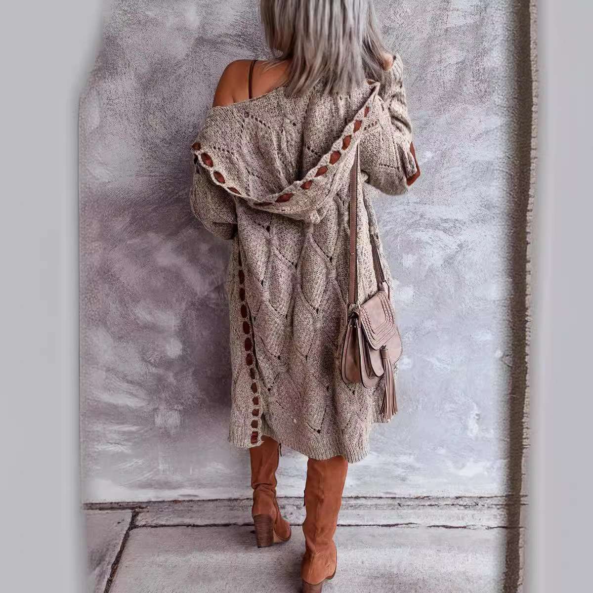 Cozy Chunky Oversized Cardigan Jacket image 4