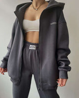 Zip Up Sweatshirt Sweatpant Set image 1