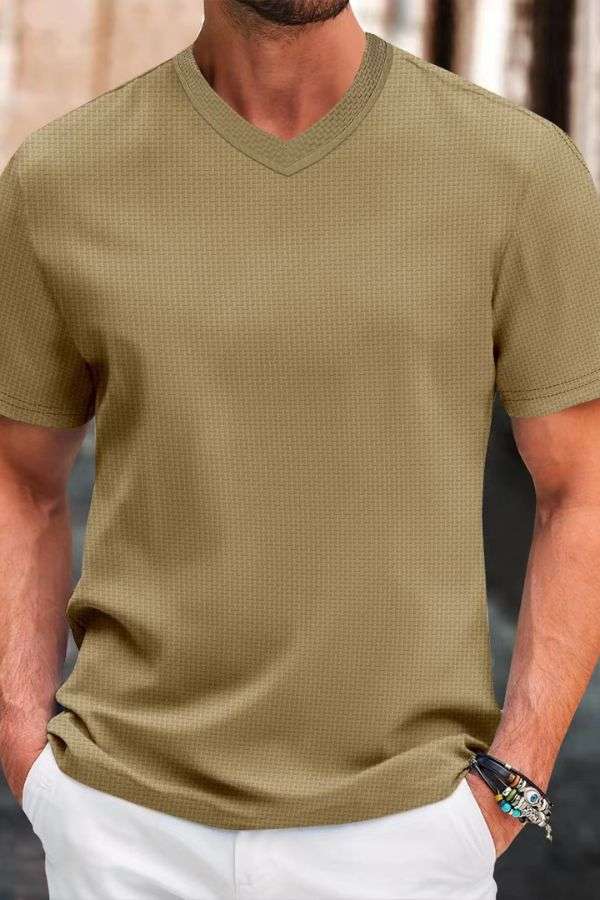 V-Neck Short-Sleeve T-Shirt image 1