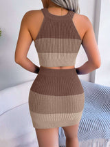 Ribbed Knit Ombre Two-Piece Set image 5