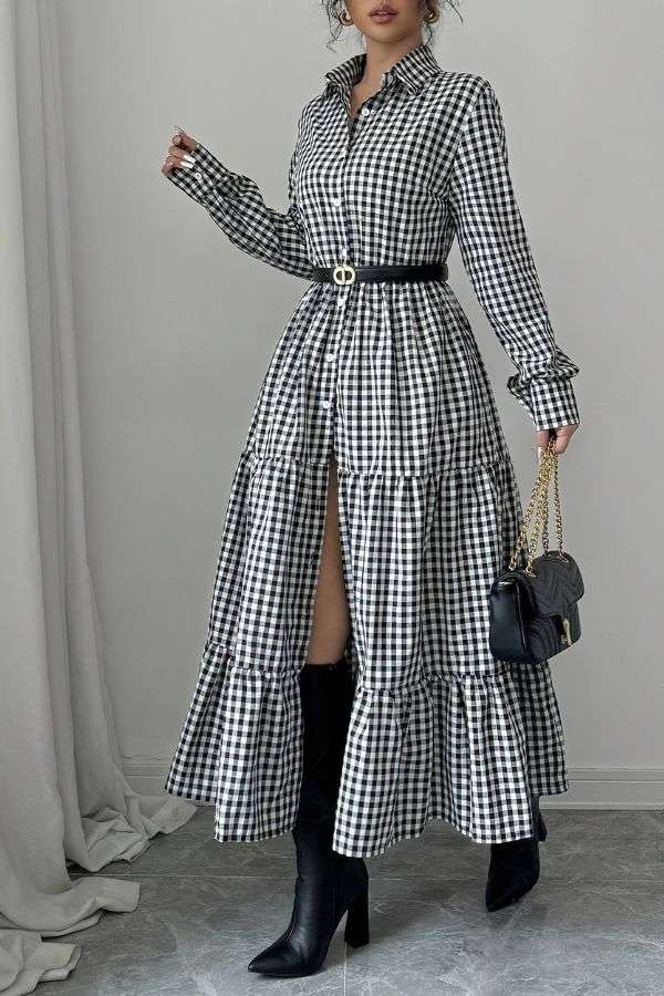 Casual Front Button Maxi  Dress image 0