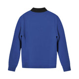 Casual Solid Baseball Collar Tracksuit image 10