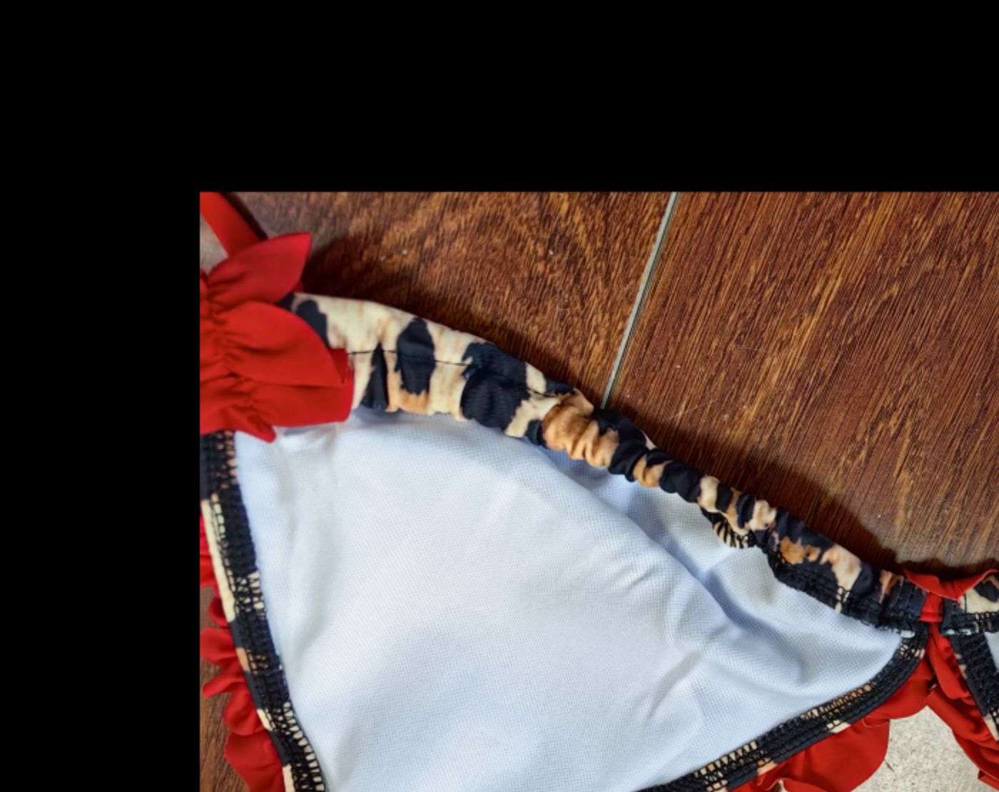 Leopard Print Cover-Up Bikini Set image 6