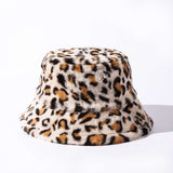 Animal Print Faux Fur Bucket Hats image 3