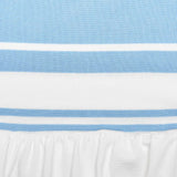 Striped Hem Dress with Ruffled Skirt image 7