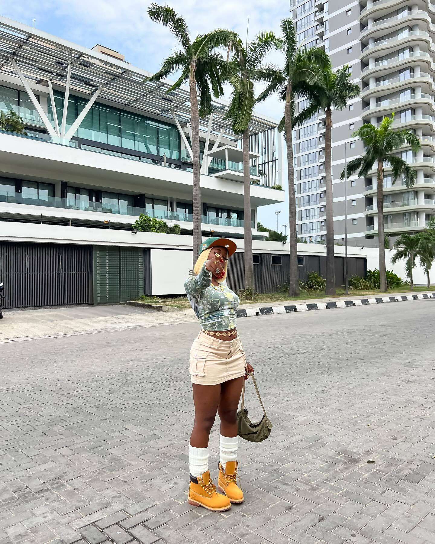 Cargo Mini Skirt with Pockets image 2