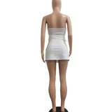 Strapless Lace-Up Corset Mini Dress image 7