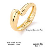 Thick Hinged Cuff Bangle Bracelet image 3