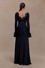 Lace-Accented Evening Gown image 3