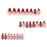 Marble Almond Nails image 1