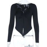 Elegant Black Long-Sleeve Top image 5