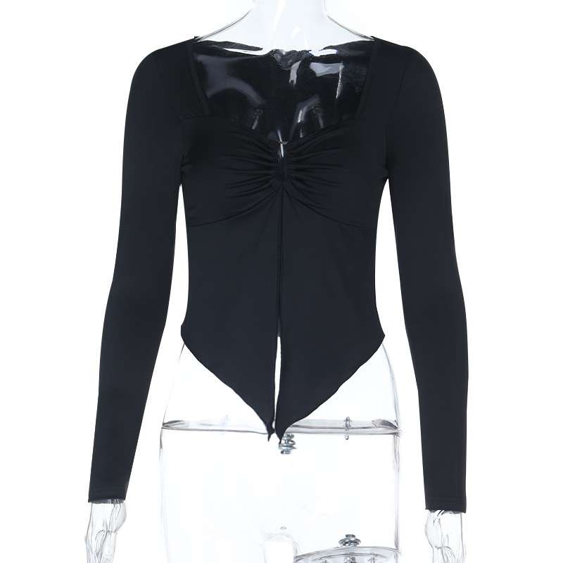 Elegant Black Long-Sleeve Top image 5