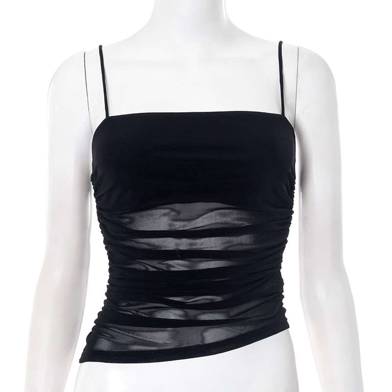 Ruched Camisole with Spaghetti Straps image 3