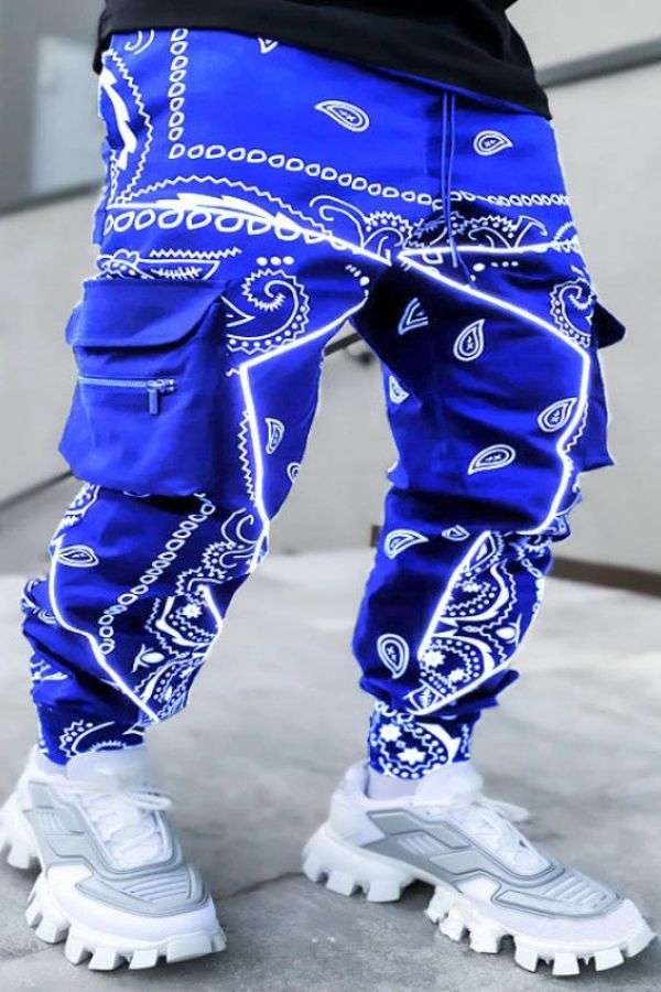 Casual Baggy Cargo Pants Streetwear image 5