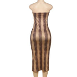 Snake Print Bodycon Dress image 4