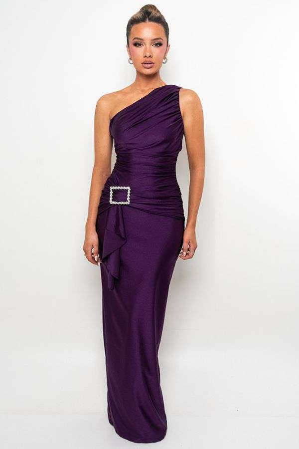 One-Shoulder Evening Gown image 1