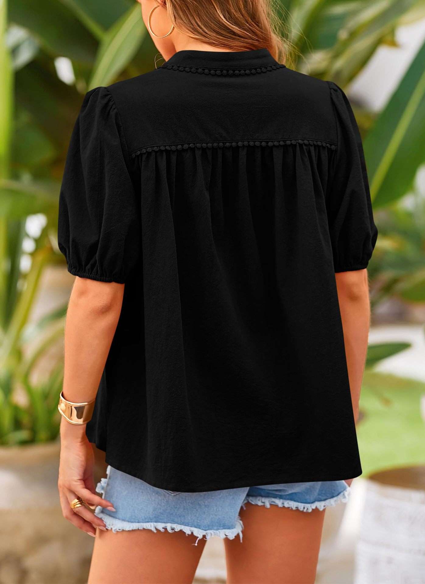 Casual Button-Down Top image 2