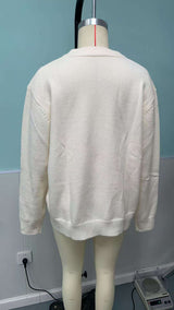 Casual Oversized Sweater with Graphic image 6