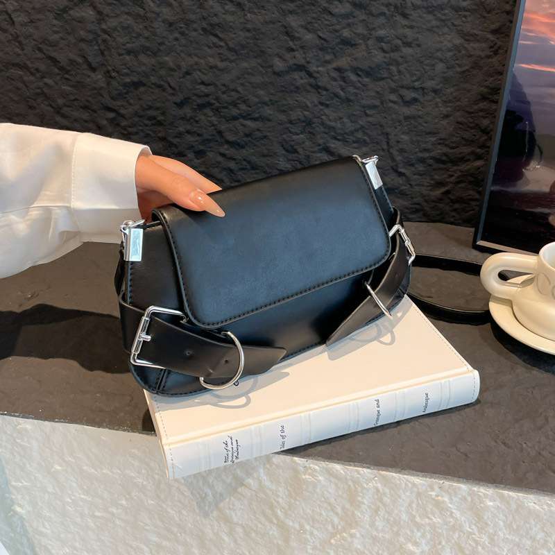 Crossbody Bag with Silver Accents