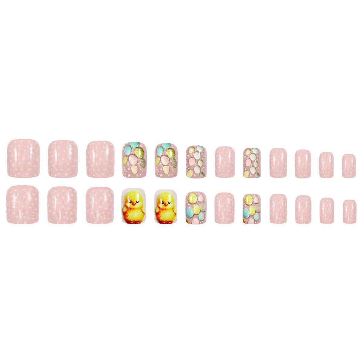 Cute Easter Egg and Chick Nail Art Set image 2