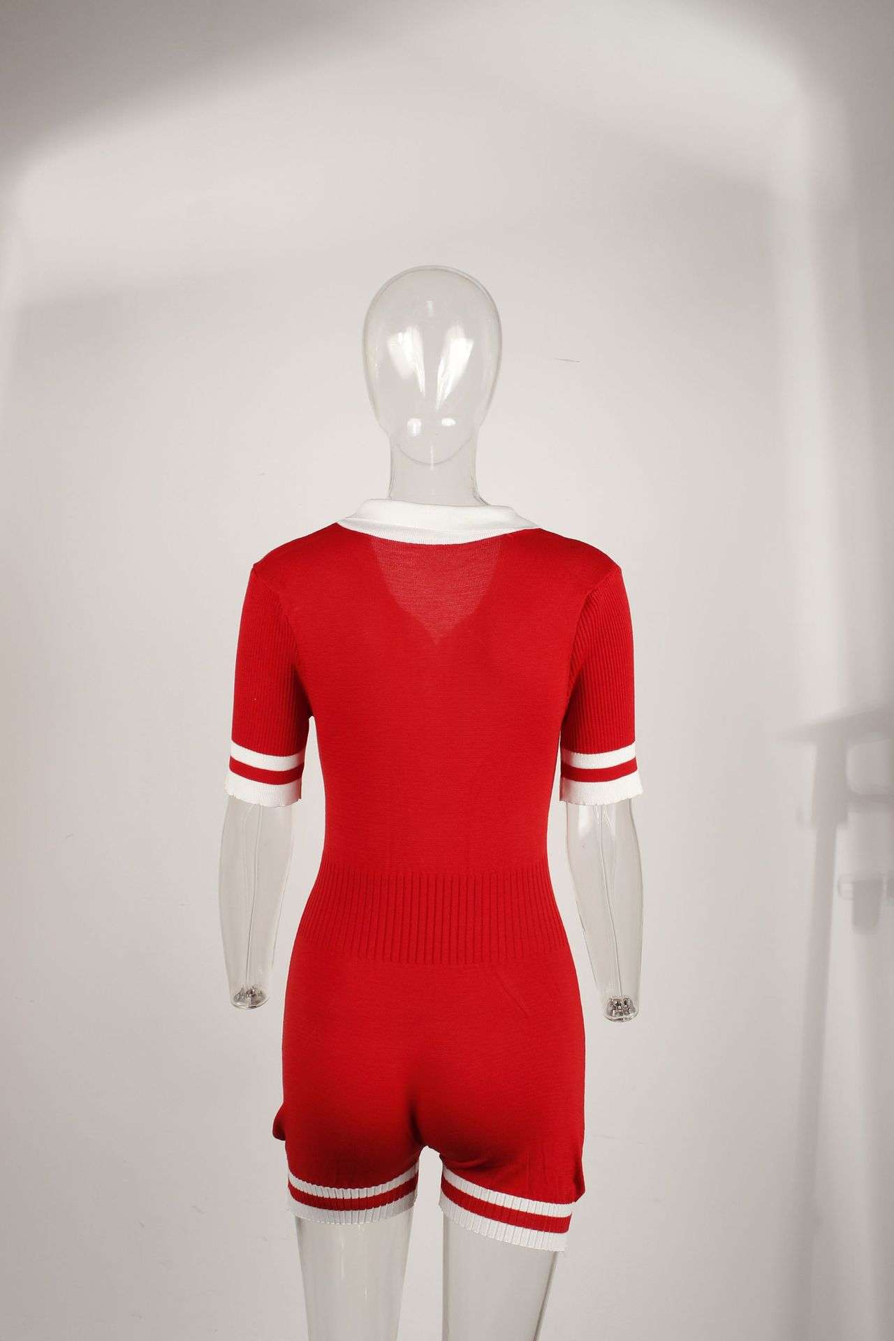 Varsity Style Short Jumpsuit image 6