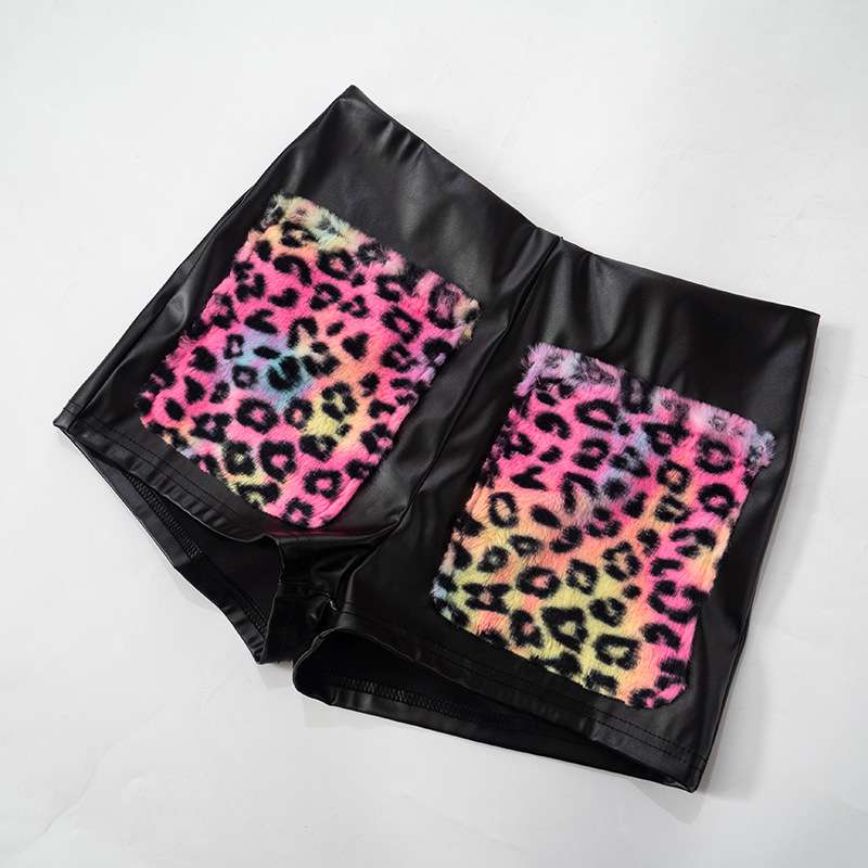 Printed cropped jacket hugging short set image 5