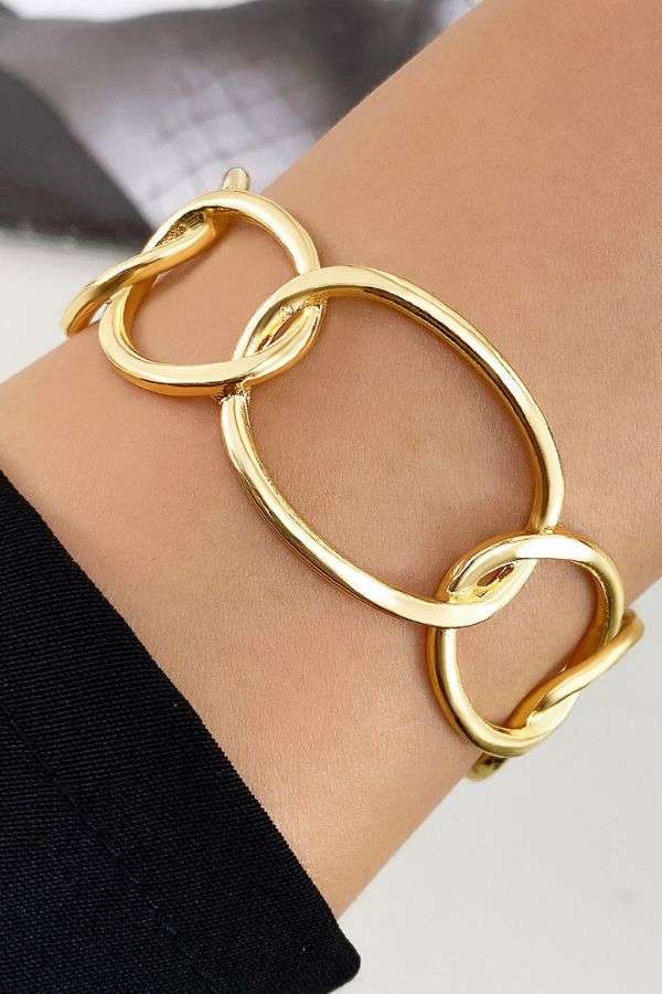 Gold-Toned Cuff Bracelet image 0