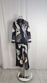 Printed Western Co-Ord Sets - M, Multi Beige image