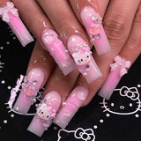 Hello Kitty 3D Acrylic Nail Set image 1