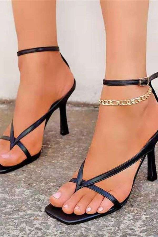 Open Toe High Heels Sandals image 0