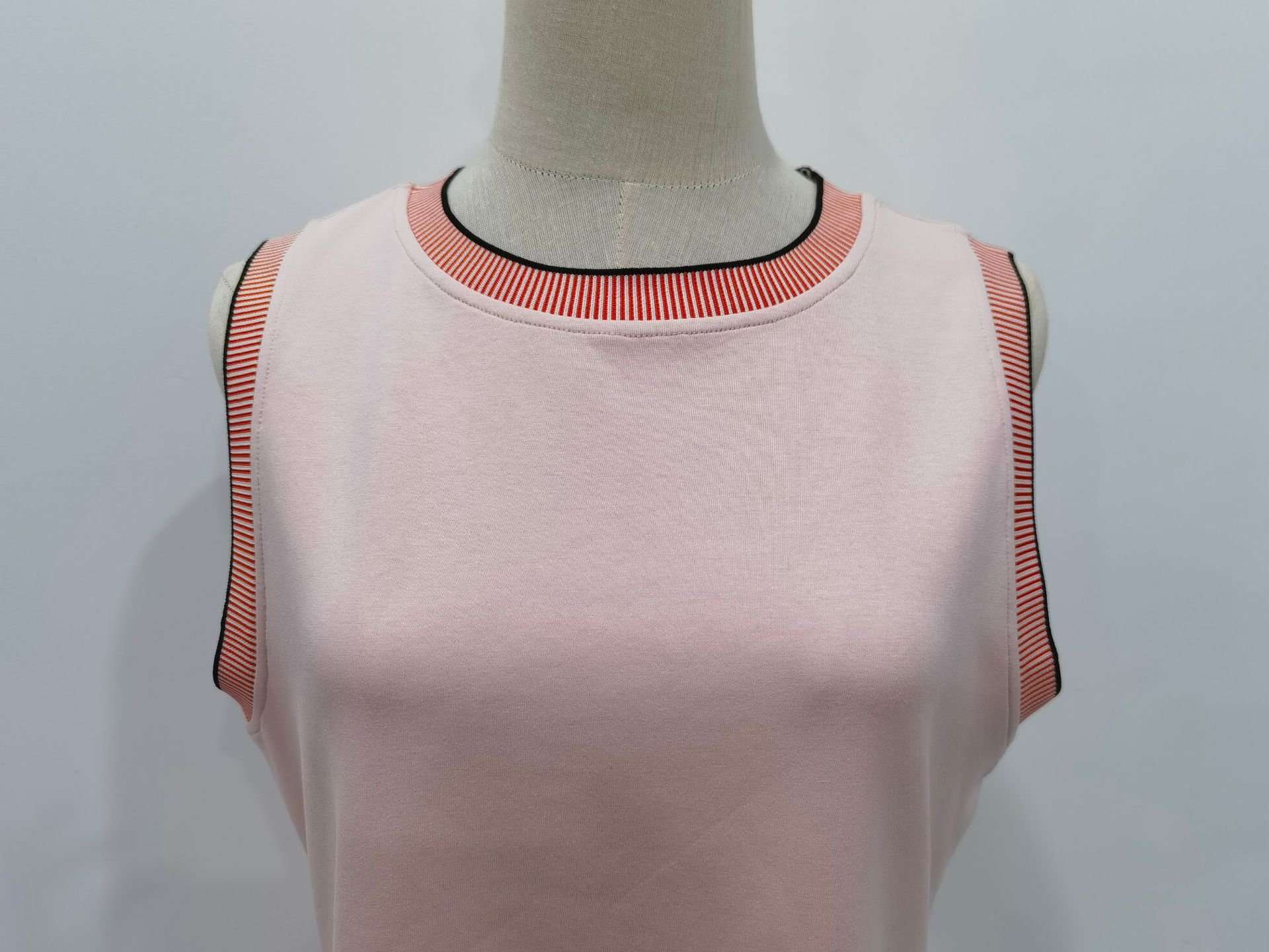 Contrast Casual Sleeveless A-Line Dress image 4