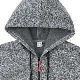 Two Pieces Solid Color Hoodie Tracksuit, Activewear image 3