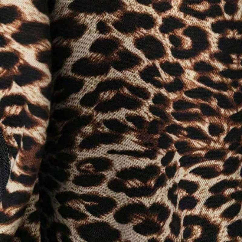 Hooded Jacket with Leopard Print Interior image 4