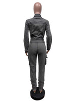 Multi Pocket Tie Up Waist Jumpsuits image 4