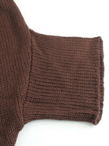 Oversized Sweater with Rolled Sleeve image 5