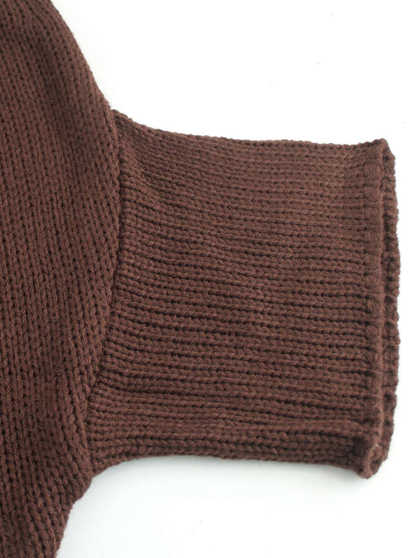 Oversized Sweater with Rolled Sleeve image 5