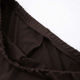 Solid Skinny Stretchy Shorts image 5